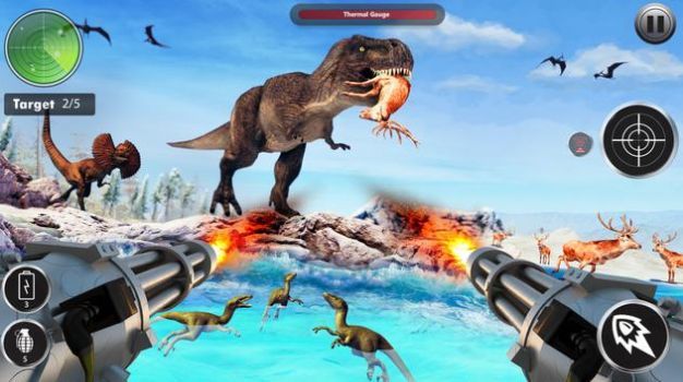 野生恐龙狩猎3D游戏安卓版