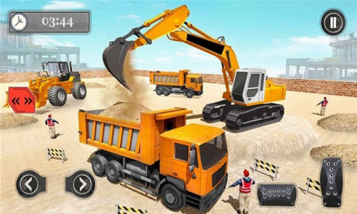 工程建设挖掘机驾驶